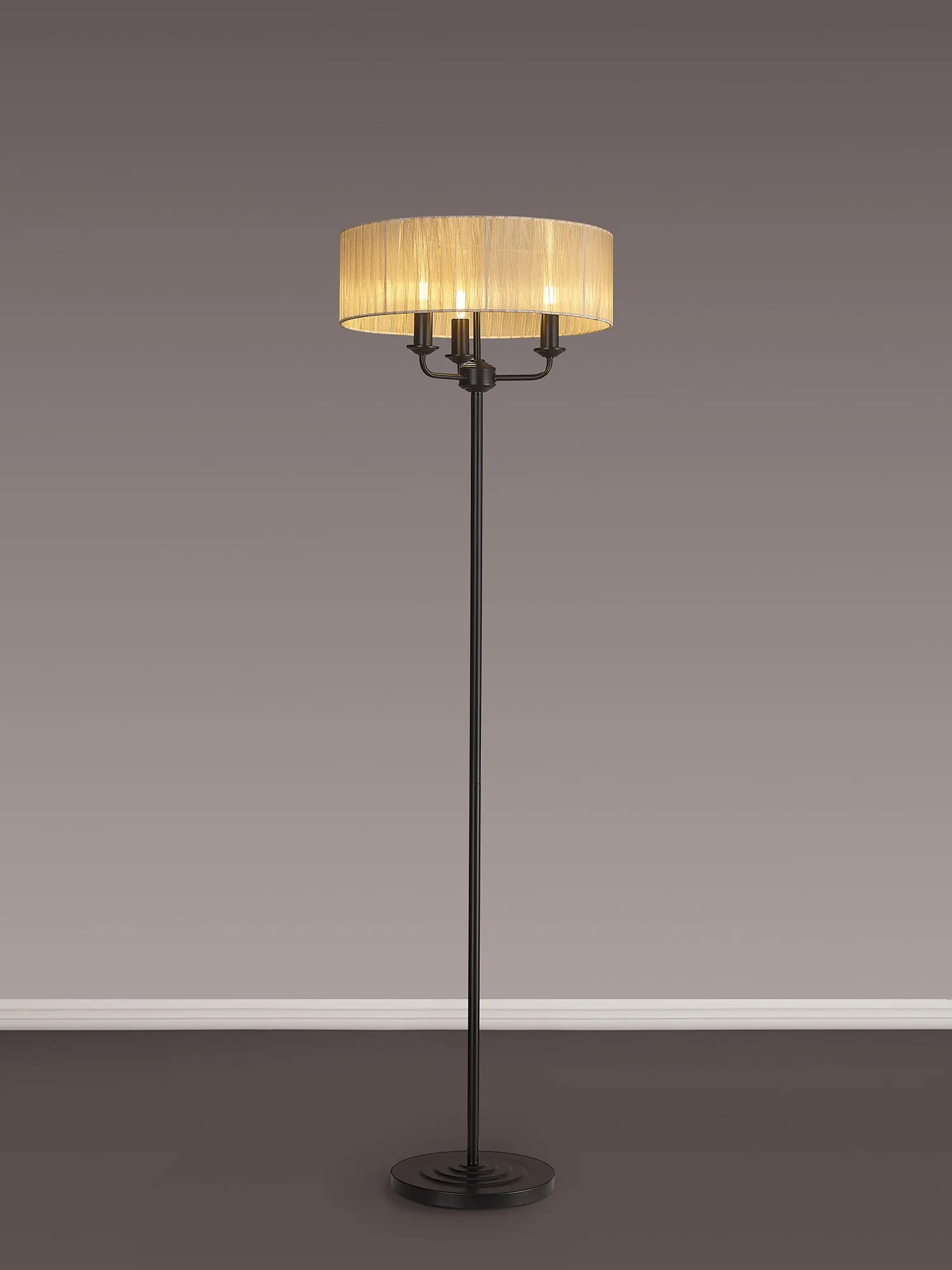 Banyan MB SB Floor Lamps Deco Shaded Floor Lamps